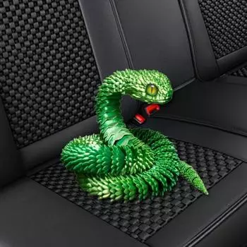 3D-печатная фигурка змеи с подвижными суставами, фигурка змеи, шарнирная модель животного, игрушка для домашнего офиса, книжной полки, украшения рабочего стола, орнамент 30cm