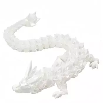 3D-печатная игрушка-антистресс «Кристальный дракон», вращающаяся шарнирная съемная фигурка, сияющие и ослепительные цвета