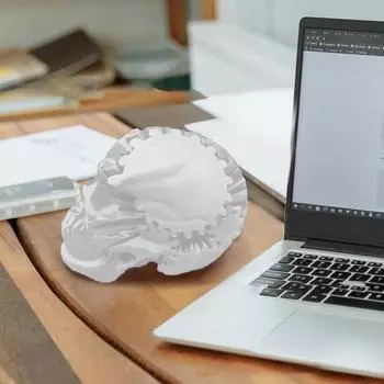 3D-печатная игрушка-череп для снятия стресса, вращающийся череп, украшение, портативная механическая блокирующаяся голова-шестеренка, сенсорная игрушка-фиджет для детей, подростков и взрослых, подарок S