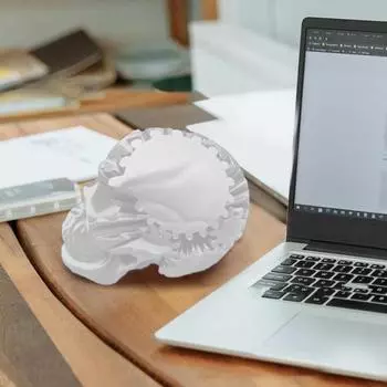 3D-печатная игрушка-череп для снятия стресса, вращающийся череп, украшение, портативное механическое красный черный