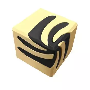 3D-печатная игрушка для декомпрессии, вращающаяся спиральная проникающая скульптура для снятия стресса и беспокойства One Size чёрный