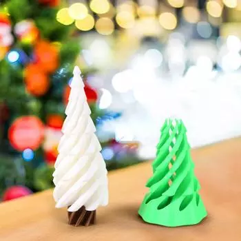 3D-печатная игрушка для декомпрессии, вращающаяся спиральная проникающая скульптура для снятия стресса и беспокойства One Size