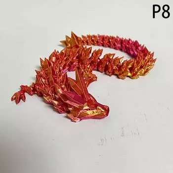 3D-печатная игрушка-дракон из драгоценных камней, вращающееся шарнирное яйцо дракона, идеальный подарок для детей с СДВГ, идеально подходит для дней рождения
