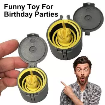 3D-печатная коробка для среднего пальца, выталкивающая средний палец в футляре, украшение для рабочего стола, дразнящая друзей, хитрый реквизит для взрослых, розыгрыш, подарок серый