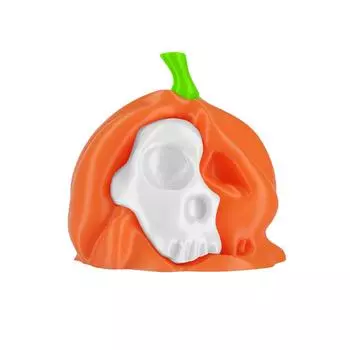 3D-печатная крутая светящаяся тающая креативная игрушка, украшение для вечеринки на Хэллоуин One Size оранжевый