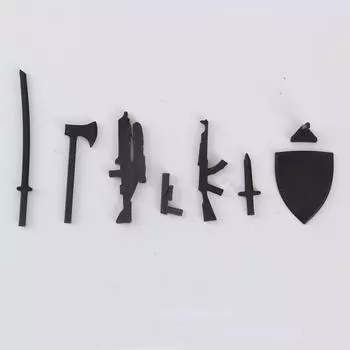 3D-печатная кукла 13 игрушечных манекенов для куклы своими руками аксессуары One Size чёрный