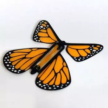 3D-печатная летающая игрушка-бабочка, заводная игрушка-бабочка для детей и взрослых, снятие стресса и беспокойства, резиновая игрушка-бабочка, подарок на вечеринку A