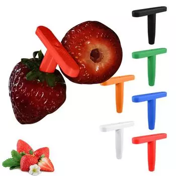 3D-печатная машина для очистки стеблей клубники Устройство для удаления кроны клубники Быстрое и простое устройство для очистки клубники One Size чёрный