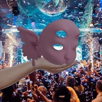 3D-печатная маска, костюм для взрослых, маска для лица или аниме-костюм, маска и уши, маска на Хэллоуин, маска животного, маска леопарда и кошки