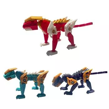 3D-печатная механическая подвижная технологическая игрушка-животное с чувством, требуется сборка One Size армия зеленый