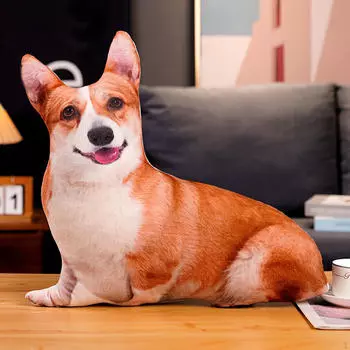 3D-печатная модель плюшевой игрушки для собаки, креативная подушка, фигурка, плед на Рождество Style E