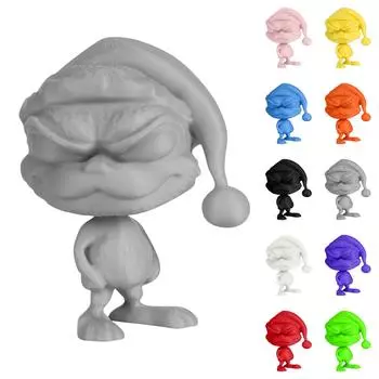 3D-печатная модель украшения для создания рождественской атмосферы дома, игрушки, рождественские подарки One Size чёрный