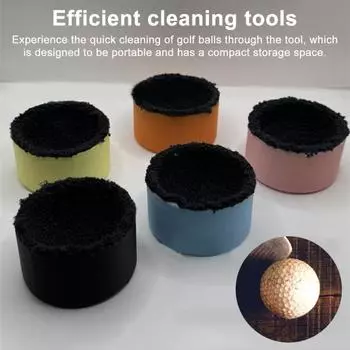 3D-печатная мойка для мячей для гольфа, портативный чехол для чистки мячей для гольфа с магнитной задней частью розовый