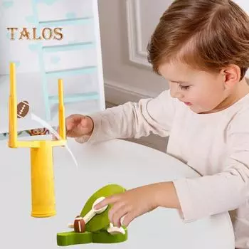 3D-печатная настольная футбольная игрушка с разрушающейся штангой ворот, футбольная пусковая установка для детей и взрослых, интерактивная настольная игра для метания футбола A