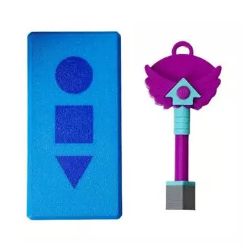 3D-печатная подвеска-кулон для ключей, ожерелье, украшение, вдохновленное корейской игровой драмой, круглый, квадратный, треугольный, с отверстиями, украшение для ключей, подарок для фанатов и коллекционеров Triangle