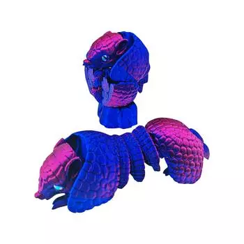 3D-печатная подвижная игрушка, с подвижными суставами, 3D-печатная игрушка-украшение, снятие стресса, подвижная One Size синий