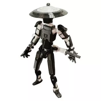 3D-печатная подвижная игрушка, с подвижными суставами, 3D-печатная игрушка-украшение, снятие стресса, подвижная One Size чёрный