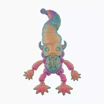 3D-печатная подвижная игрушка, с подвижными суставами, 3D-печатная игрушка-украшение, снятие стресса, подвижная