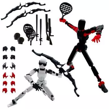 3D-печатная подвижная игрушка, с подвижными суставами, 3D-печатная игрушка-украшение, снятие стресса, подвижная