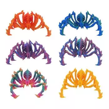 3D-печатная подвижная игрушка, с подвижными суставами, 3D-печатная игрушка-украшение, снятие стресса, подвижная One Size синий