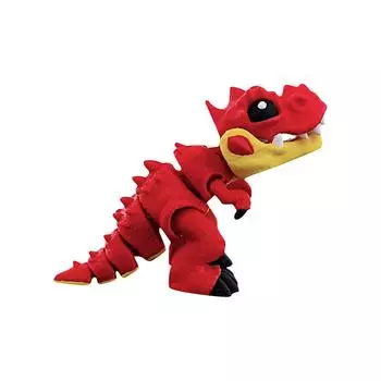3D-печатная подвижная игрушка в виде динозавра, креативные украшения, праздничные подарки на день рождения One Size