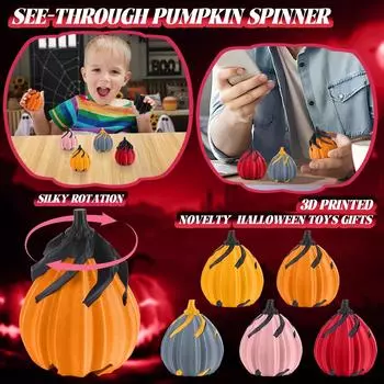 3D-печатная прозрачная декомпрессионная игрушка, креативная декоративная игрушка для взрослых и детей, украшение на Хэллоуин, подарок One Size