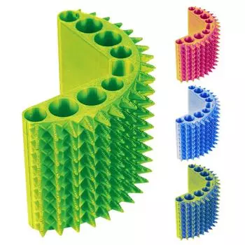 3D-печатная щетка для ухода за домашними животными цвета Self Purrfect Groom Brush One Size синий