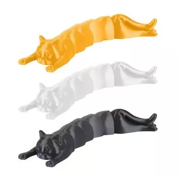 3D-печатная шарнирная игрушка-кошка, креативная игрушка, декоративная шарнирная модель животного для взрослых и детей One Size чёрный