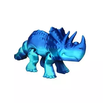 3D-печатная шарнирная творческая игрушка, декоративная модель для взрослых и детей One Size синий