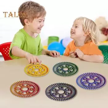 3D-печатная шестерня Fidget Spinner Снятие стресса и беспокойства для детей и подростков Взрослые Игрушка-спиннер Гироскоп на кончике пальца Портативная дорожная игрушка EDC Spinner золотистый