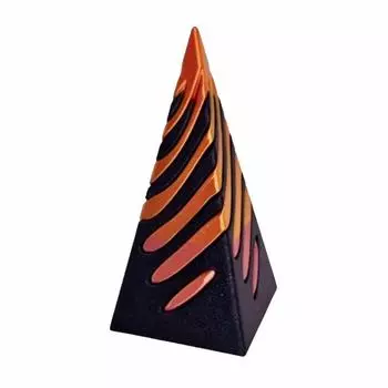 3D-печатная спиральная конусная игрушка, невозможная пирамида, сквозная скульптура, мини-вихревая нить, иллюзия, настольная игрушка для детей и взрослых