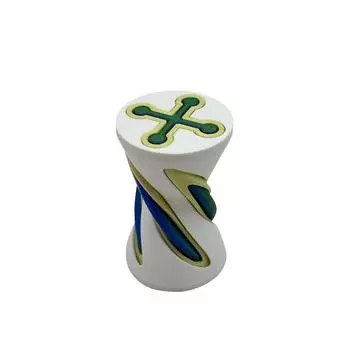 3D-печатная спиральная трехслойная музыкальная игрушка-толкатель для декомпрессии с музыкальным сопровождением для детей-головоломков One Size белый