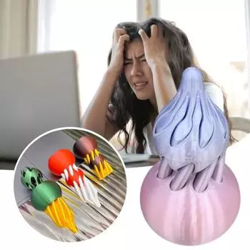 3D-печатная спиральная тыква-игрушка Невозможная проходная спиральная тыква-фигурка Снятие стресса Тревожность Образовательная иллюзия вихревой нити Мини-тыква