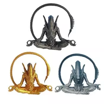 3D-печатная статуэтка инопланетянина для украшения дома One Size чёрный