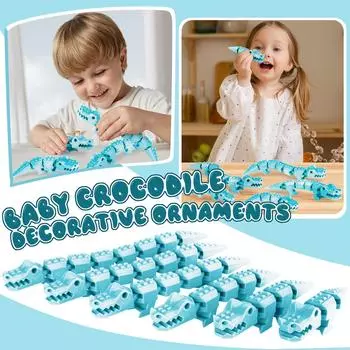 3D-печатное шарнирное шарнирное животное, несколько размеров, все тело подвижное, супер непобедимое, абстрактные креативные украшения, декоративная игрушка для взрослых и детей One Size