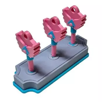 3D-печатное украшение для ключей с подставкой, вдохновленное корейской игровой драмой, круглые квадратные треугольные отверстия, украшение для ключей 1 Set