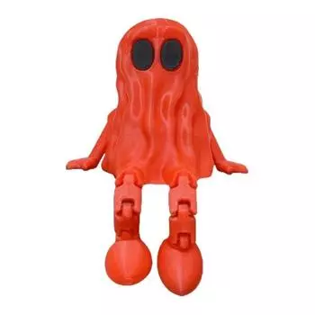 3D-печатное украшение с подвижными суставами, статуэтка в форме привидения, устойчивый к трещинам материал PLA, украшение, подарок на Хэллоуин