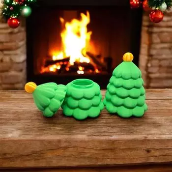 3D-печатные елочные украшения, хранение и украшения One Size