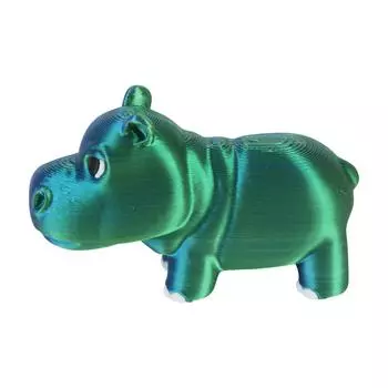3D-печатные игрушки-бегемоты, украшения в виде бегемотов, 3D-печатные украшения в виде бегемотов, снятие стресса, подвижный бегемот