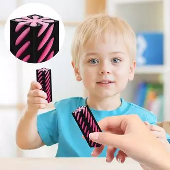 3D-печатные квадратные колонны вращающиеся толкающие-толкающие украшения развивающие игрушки One Size