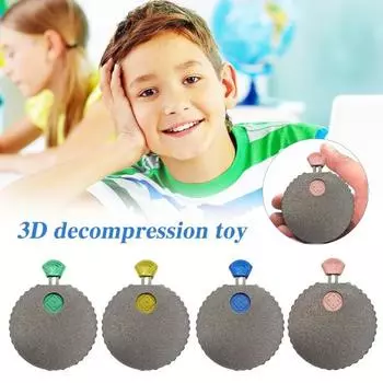 3D-печатные механические игральные кости, игральные кости случайного цвета, вращающиеся пластиковые игровые кости, игрушка-фиджет для детей и взрослых, семейный ночной бар, вечеринка, реквизит для настольных игр