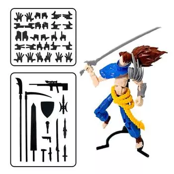 3D-печатные многошарнирные подвижные кукольные панели особой формы для роскошного набора One Size