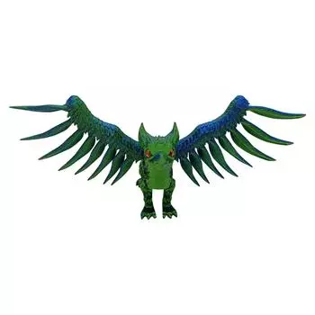 3D-печатные подвижные магические животные, 3D-печать, магические животные, подходящие для украшения дома, праздничные подарки для взрослых и предметы коллекционирования, магические животные One Size зелёный
