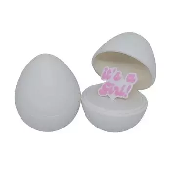 3D-печатные яйца с сюрпризом для определения пола ребенка для мальчиков и девочек One Size
