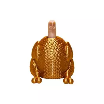 3D-печатные забавные украшения для пальцев и подвижных ног жёлтый