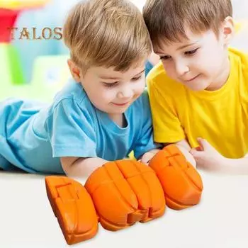 3D-печатный баскетбольный куб, успокаивающий, стресс, мини-игрушка для баскетбола для детей и взрослых, складной, миниатюрный, развивающая игрушка для баскетбола B