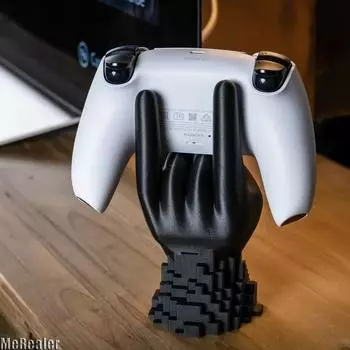 3D-печатный держатель геймпада для Xbox PS4 PS5 Switch Steam Base Controller Display Stand Computer Desktop Decoration Storage Rack белый