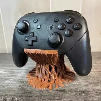 3D-печатный держатель геймпада для Xbox Series Base Controller Display Stand Computer Desktop Chair Shape Decoration Creative Support коричневый