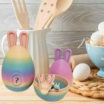 3D-печатный дракон, украшение в виде кроличьего ушка, яйцо с мини-драконом внутри, коллекционный шарнирный дракон, игрушка-фиджет, подарок для взрослых и подростков B