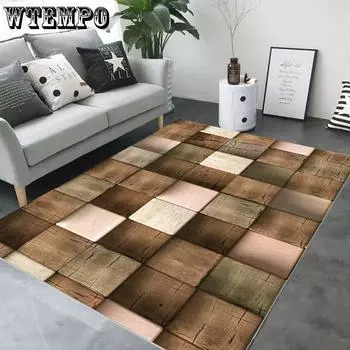 3D-печатный геометрический ковер для гостиной, скандинавский минималистский мягкий коврик для журнального столика, ковер у кровати в спальне 80*120cm